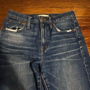 Madewell high rise slim boyfriend  jeans 24